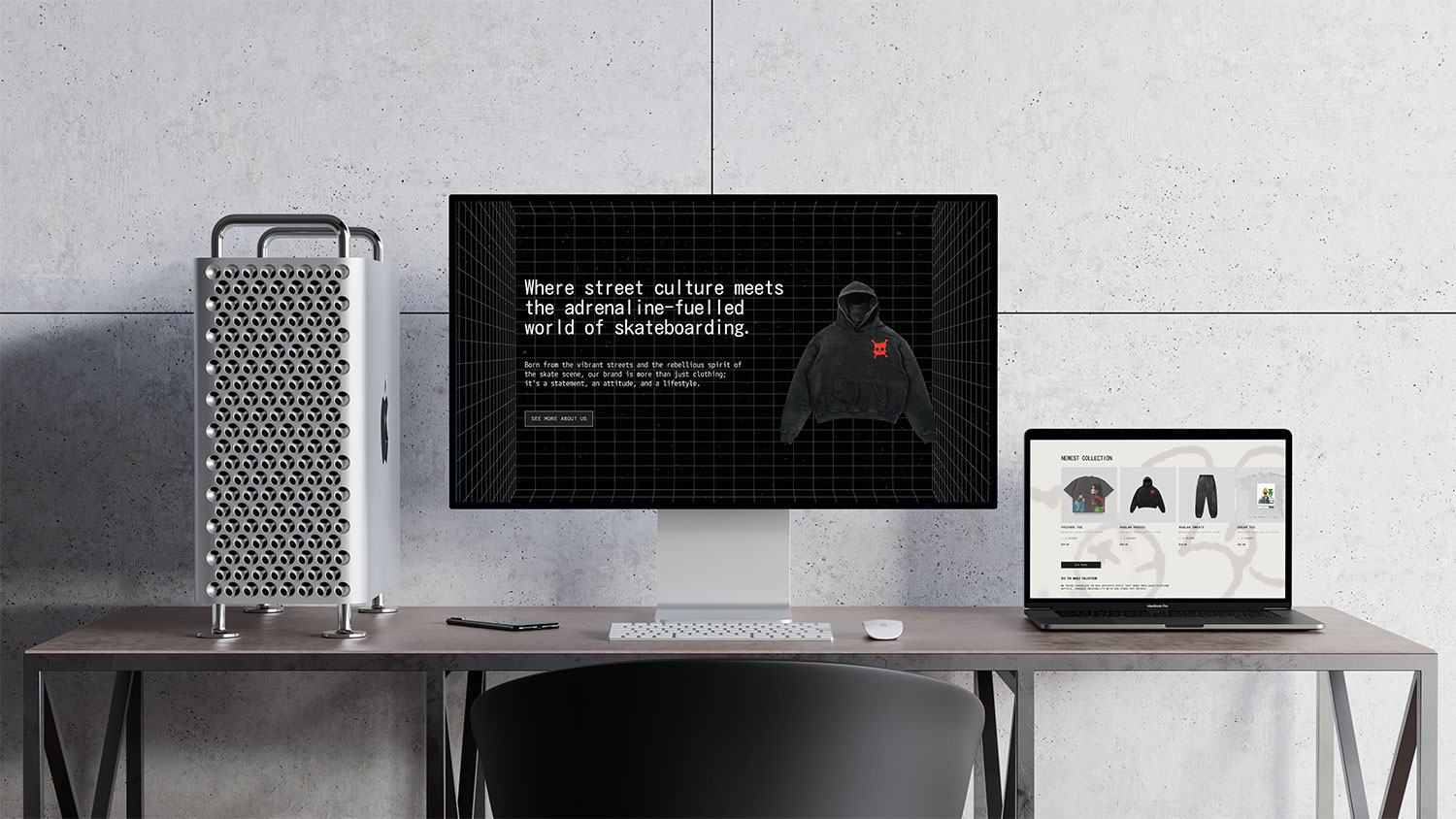 Urban refined mockup