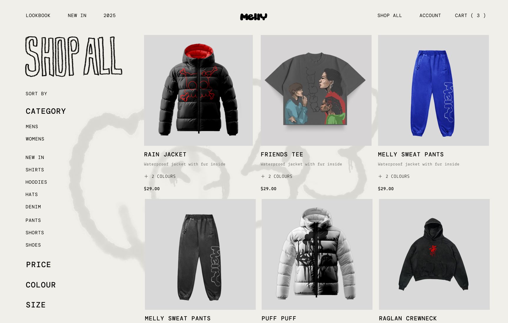 Melly Shop All